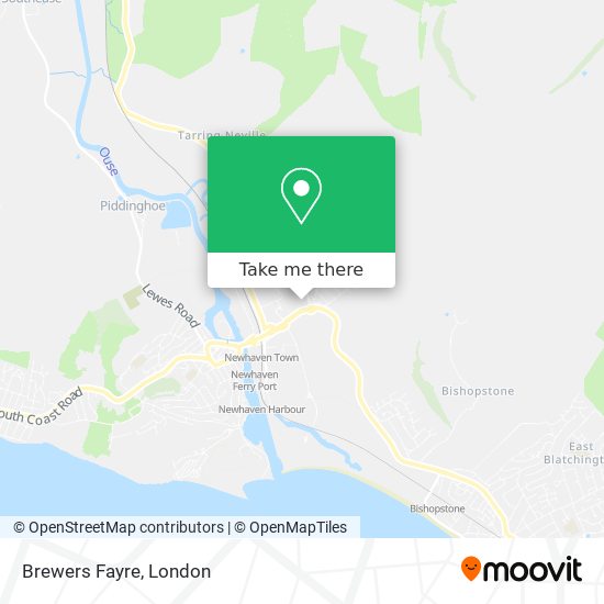 Brewers Fayre map