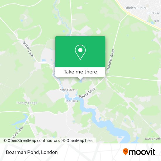 Boarman Pond map