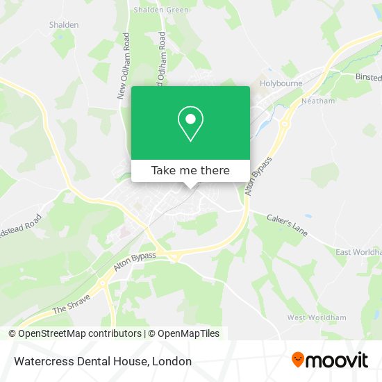 Watercress Dental House map