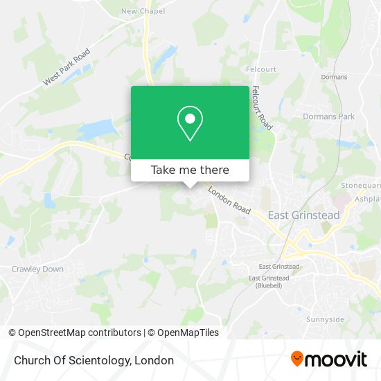 Church Of Scientology map