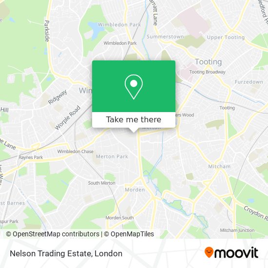 Nelson Trading Estate map