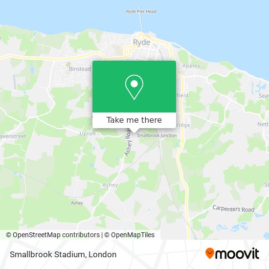 Smallbrook Stadium map