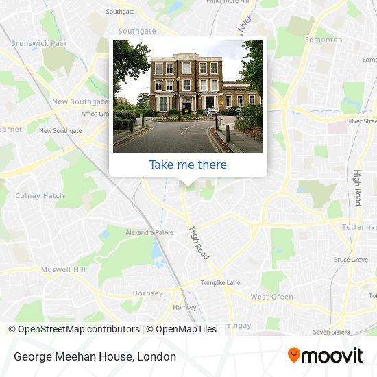George Meehan House map