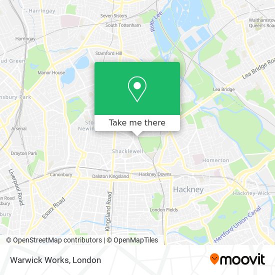 Warwick Works map