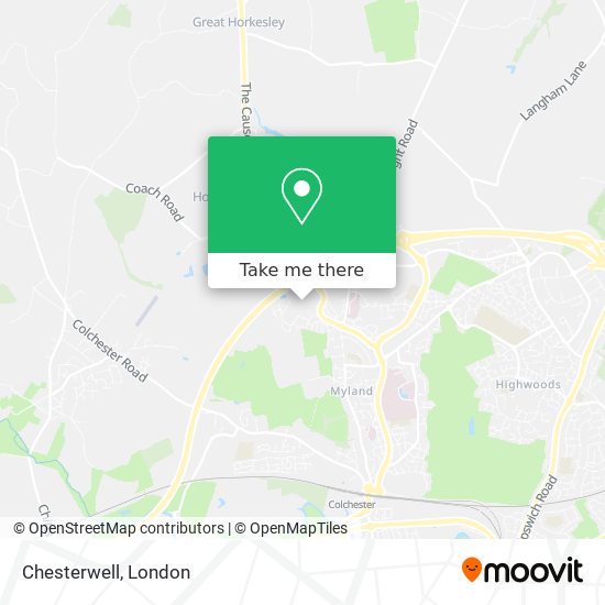 Chesterwell map
