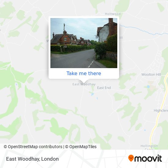 East Woodhay map