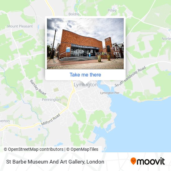 St Barbe Museum And Art Gallery map