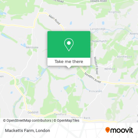 Macketts Farm map