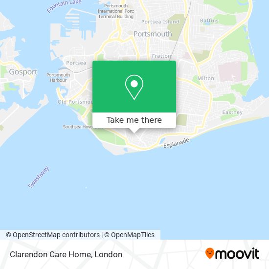 Clarendon Care Home map