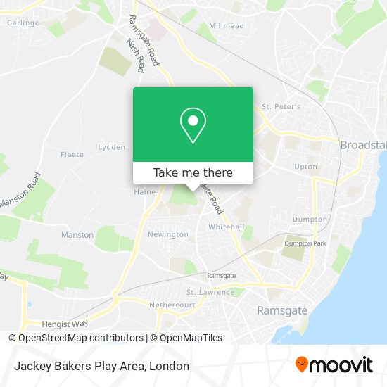 Jackey Bakers Play Area map