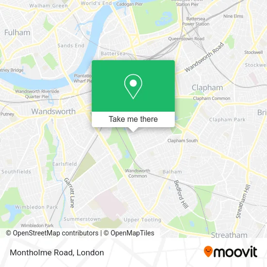 Montholme Road map
