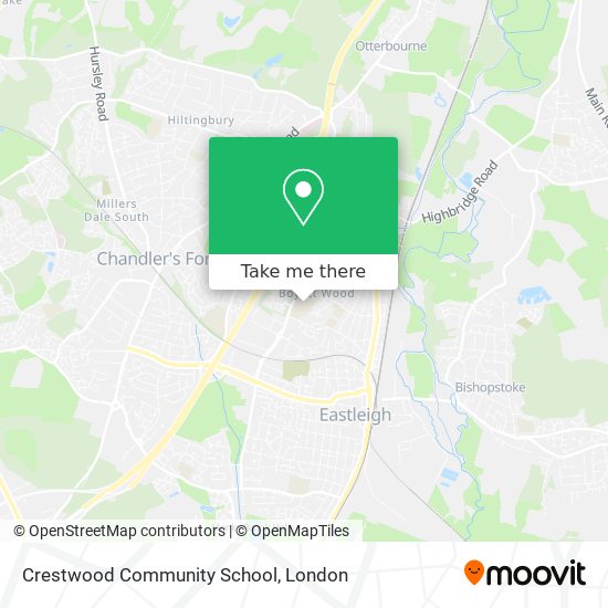 Crestwood Community School map