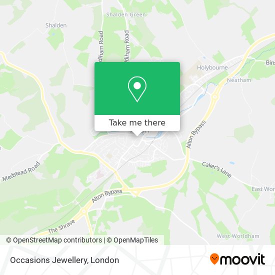 Occasions Jewellery map