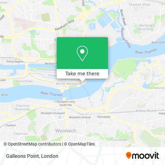 Galleons Point map