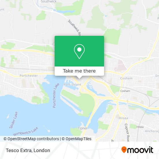 Tesco Extra map
