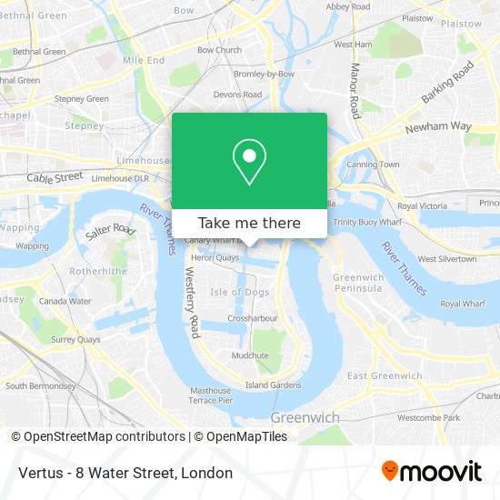 Vertus - 8 Water Street map