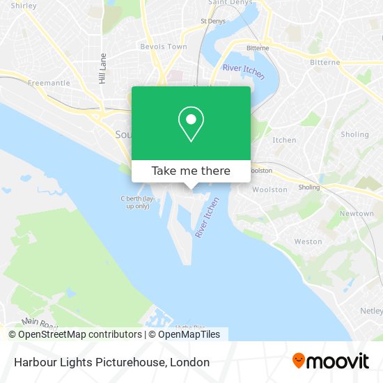 Harbour Lights Picturehouse map