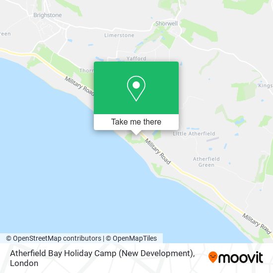 Atherfield Bay Holiday Camp (New Development) map