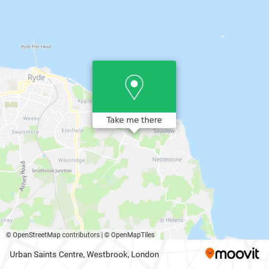 Urban Saints Centre, Westbrook map