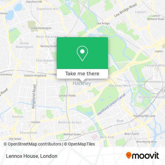 Lennox House map