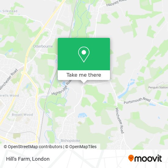 Hill's Farm map