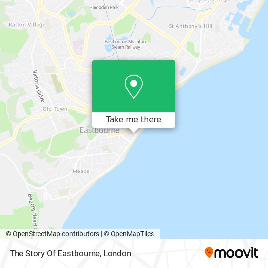 The Story Of Eastbourne map