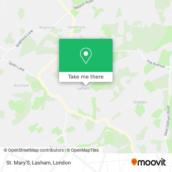 St. Mary'S, Lasham map