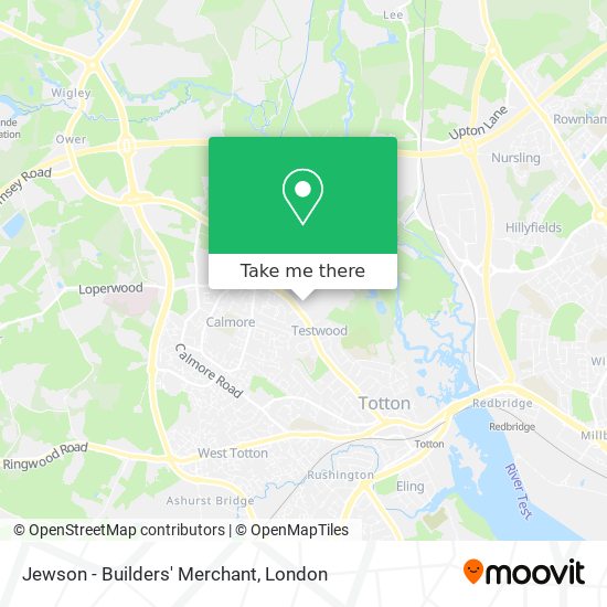 Jewson - Builders' Merchant map