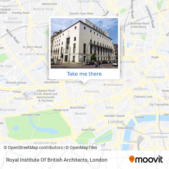 Royal Institute Of British Architects map