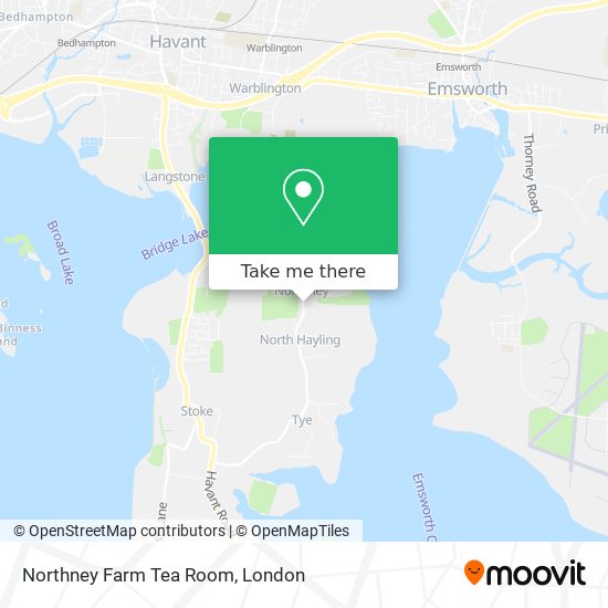 Northney Farm Tea Room map