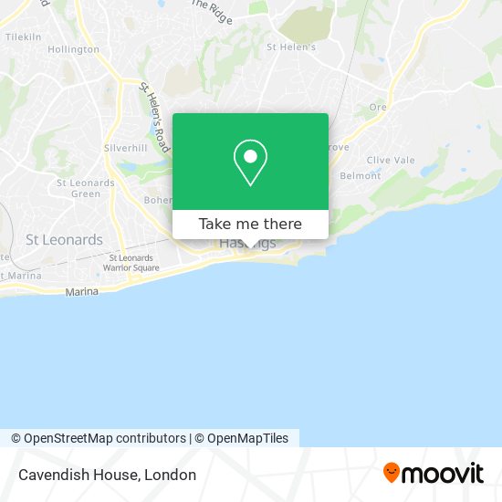 Cavendish House map