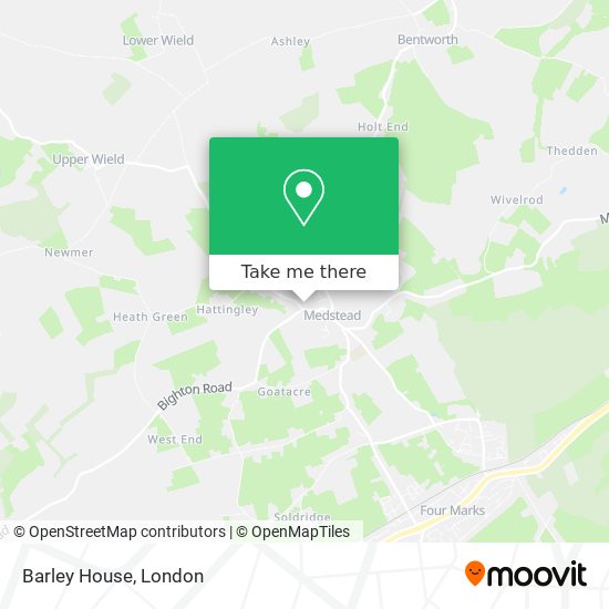 Barley House map