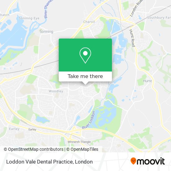 Loddon Vale Dental Practice map