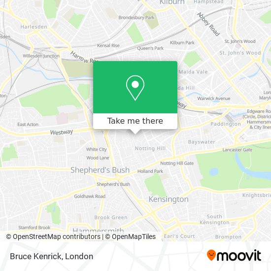 Bruce Kenrick map