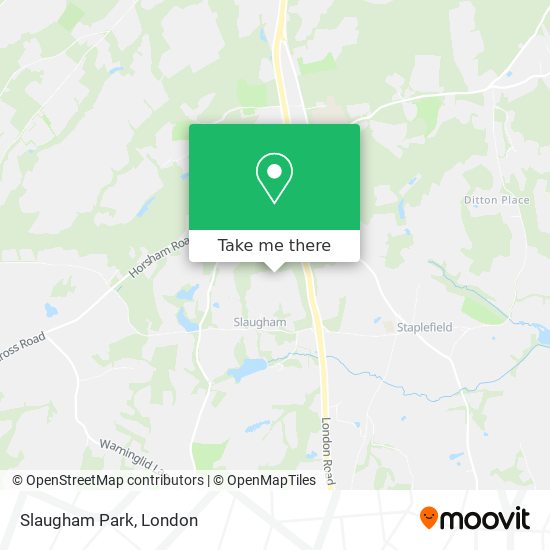 Slaugham Park map