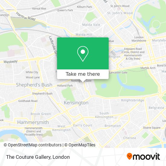 The Couture Gallery map