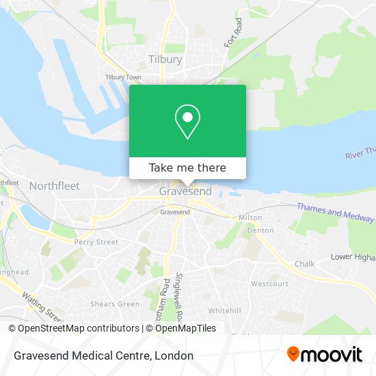 Gravesend Medical Centre map