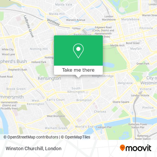 Winston Churchill map