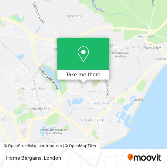 Home Bargains map