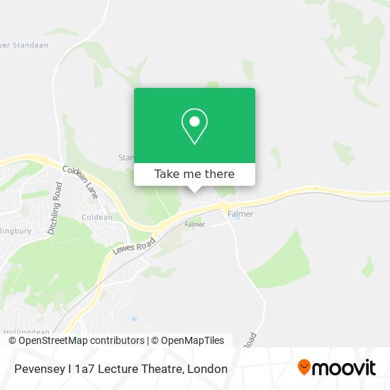 Pevensey I 1a7 Lecture Theatre map