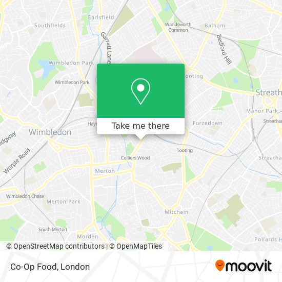 Co-Op Food map