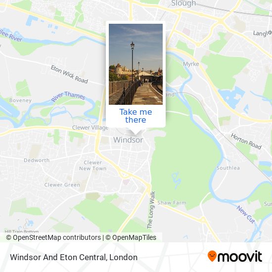 Windsor And Eton Central map