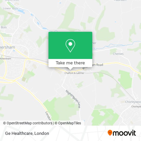 Ge Healthcare map