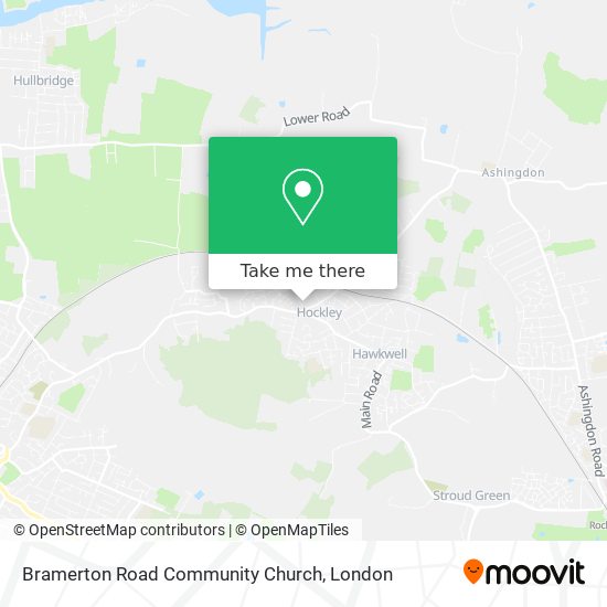 Bramerton Road Community Church map