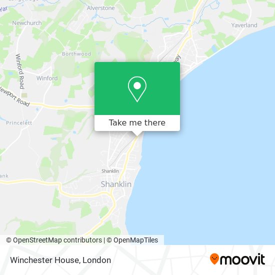 Winchester House map