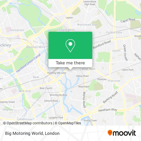 Big Motoring World map