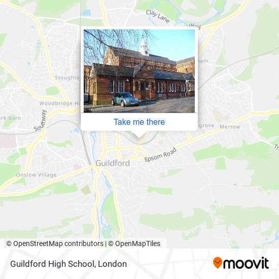 Guildford High School map