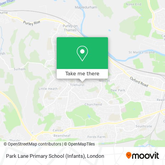 Park Lane Primary School (Infants) map