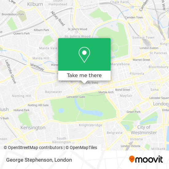 George Stephenson map
