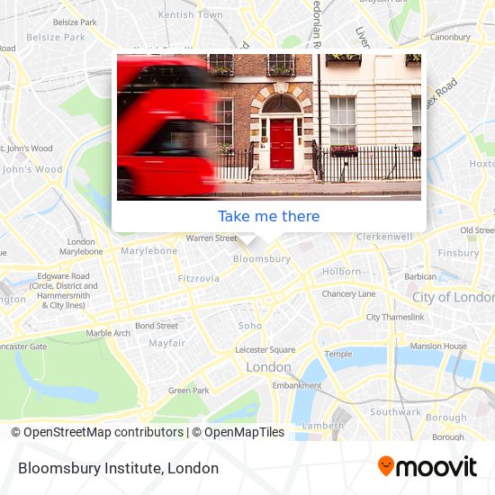 Bloomsbury Institute map